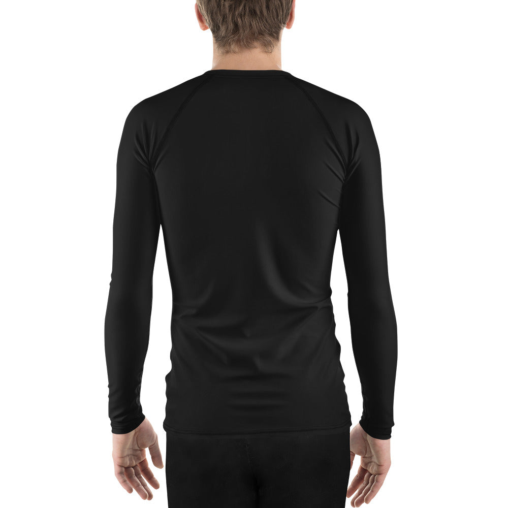 Men's Contour Base Layer – Grey, back (Printful mockup)