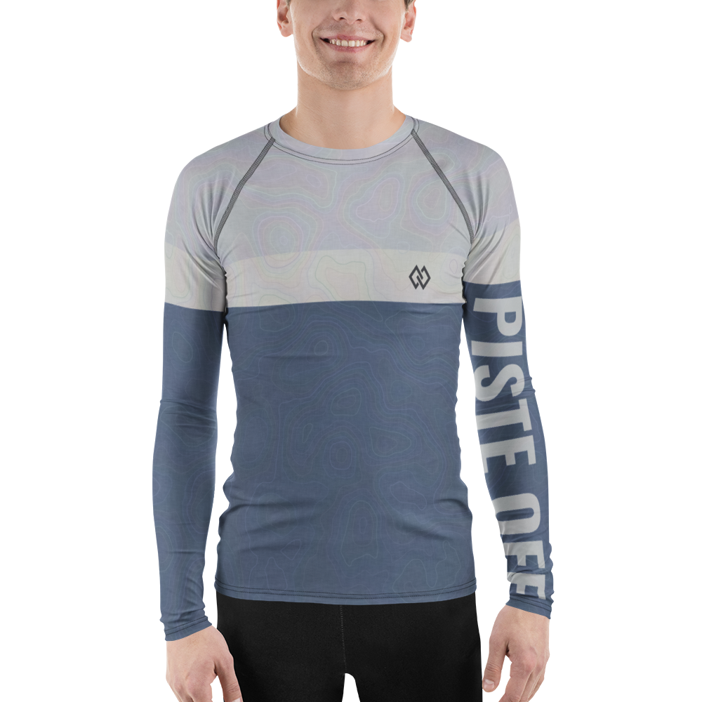 Topo Stripe Base Layer – front (Printful mockup)