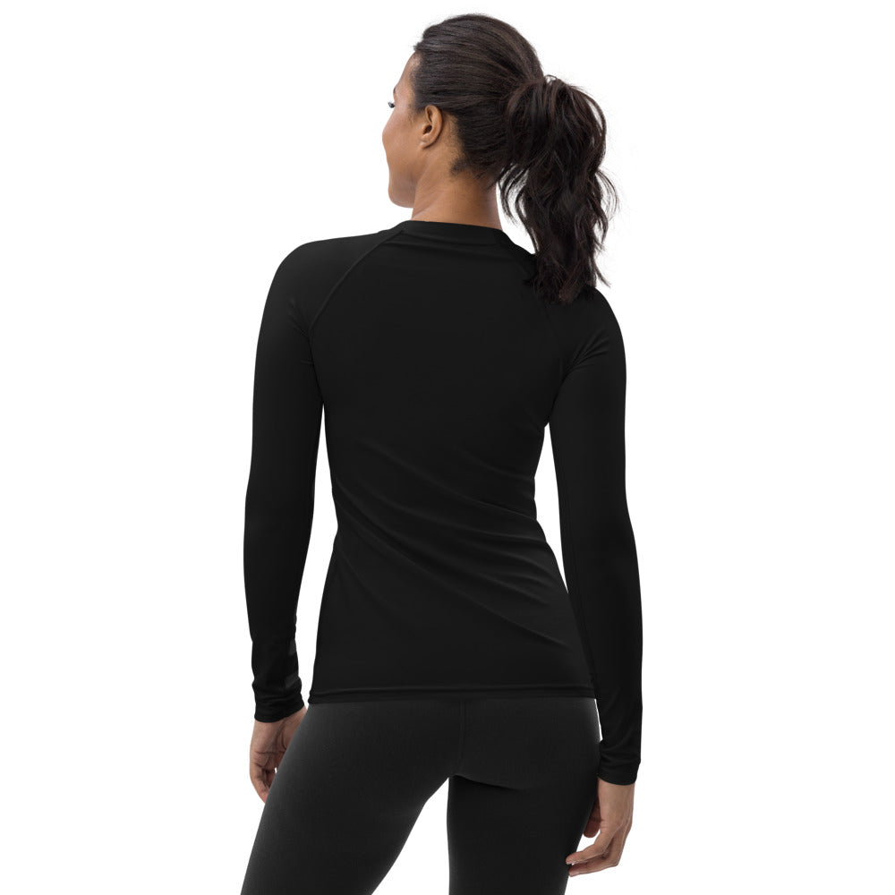 Women's Contour Base Layer – Grey, back (Printful mockup)