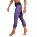 Women's Contour Base Layer Leggings – side view showing the hip logo and black waistband (Printful mockup)