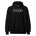Ischgl embroidered hoodie, black, front