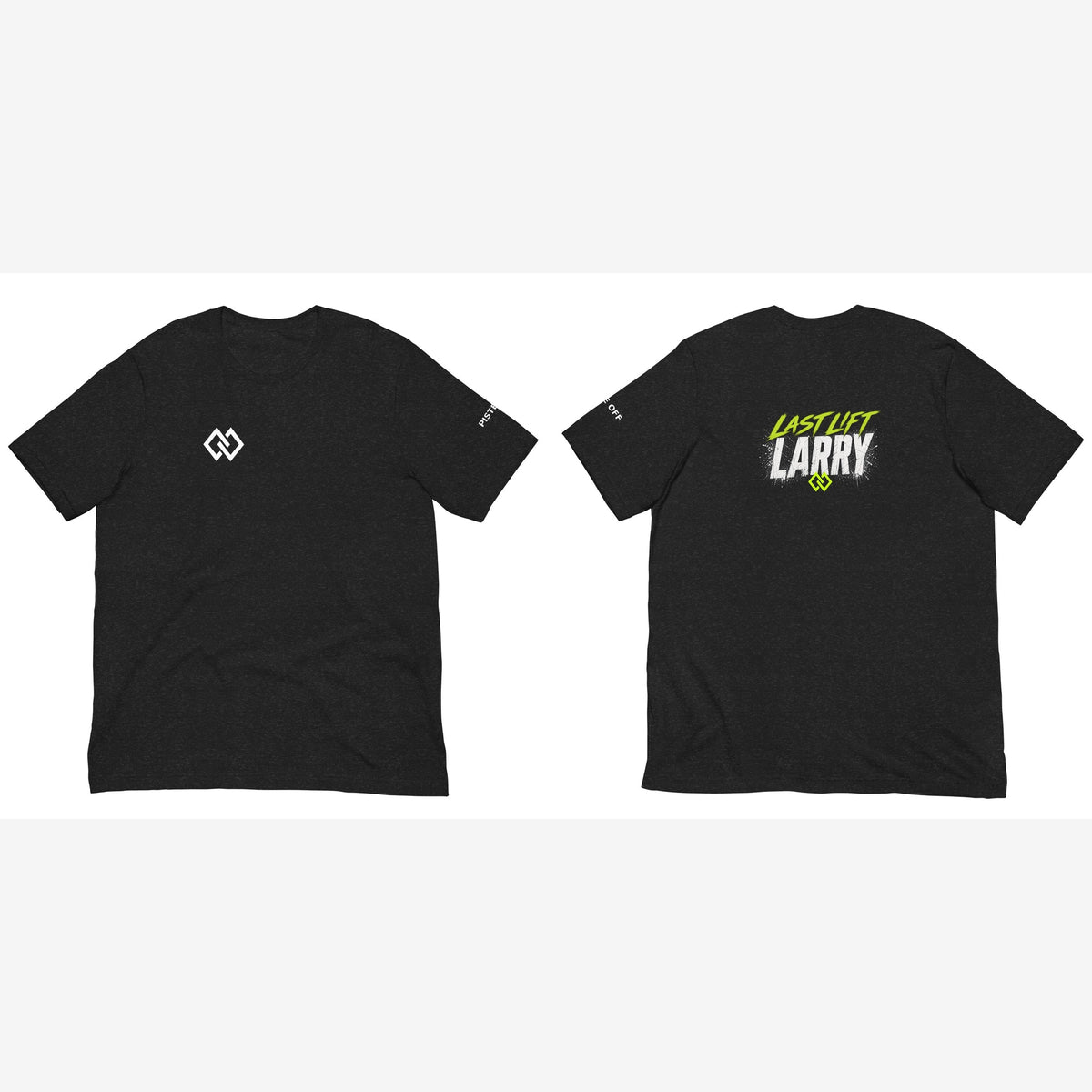 Last Lift Larry front and back