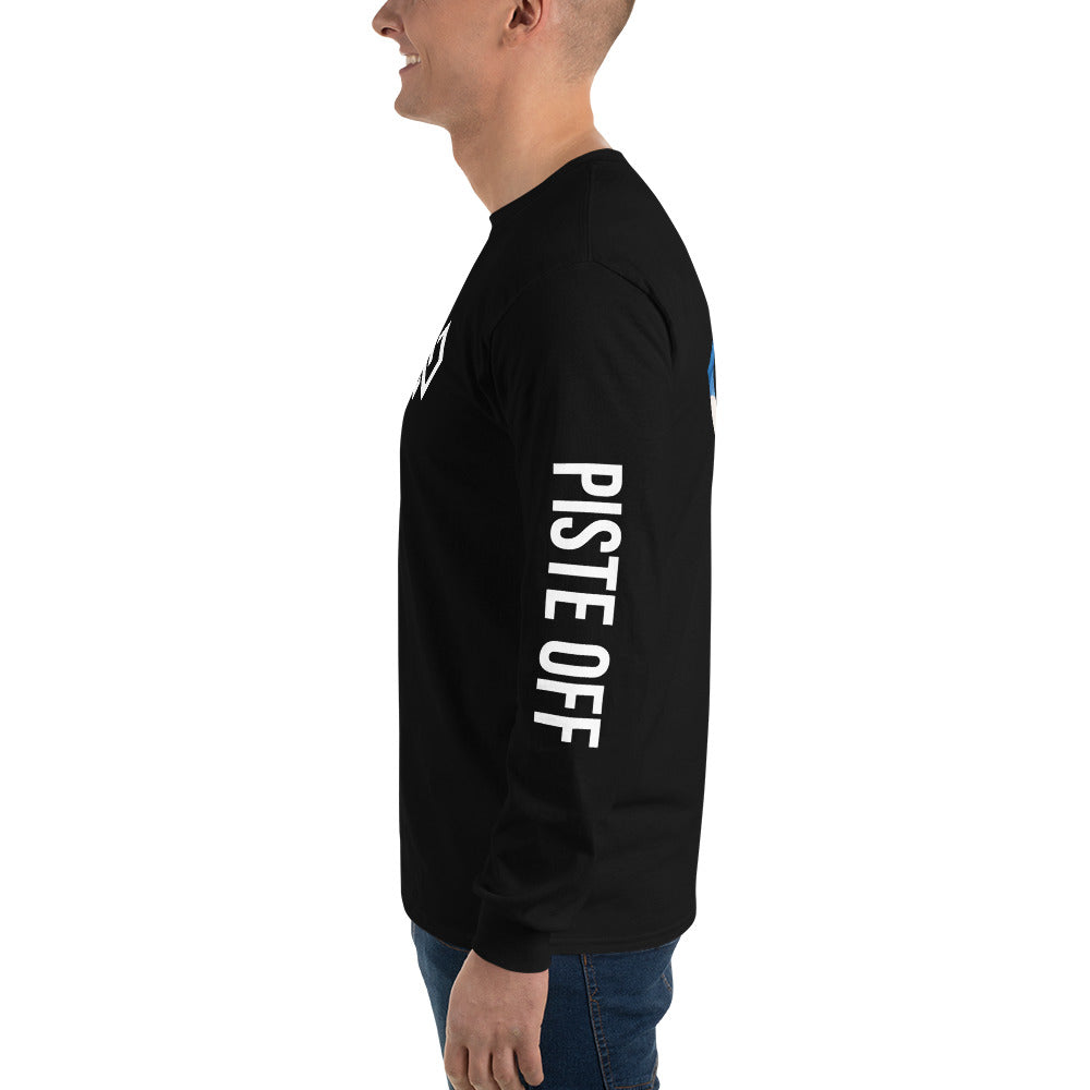Double Diamond RANGE Long Sleeve — left sleeve PISTE OFF