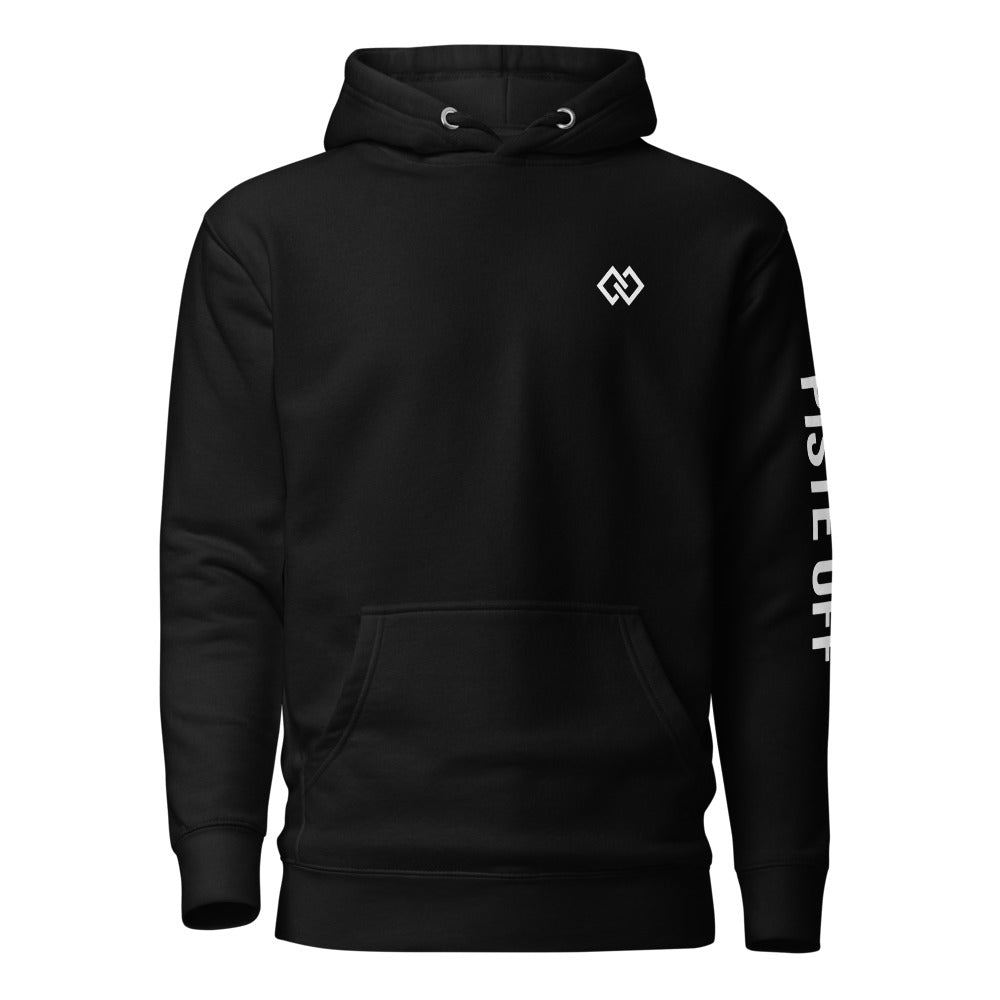 Double Diamond: Park Rat Hoodie – Black, front (Printful mockup)
