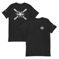 Crossed Skis T-Shirt front and back